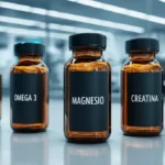 Los 5 mejores suplementos antienvejecimiento 2025: NMN, Omega 3, Magnesio, Creatina y Espermidina.