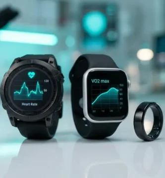 Comparativa de mejores relojes deportivos y anillos inteligentes para medir VO2 Max y salud: Garmin, Apple Watch y Oura.